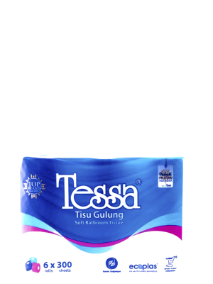 Tessa paper - 6 rolls x 300 sheet