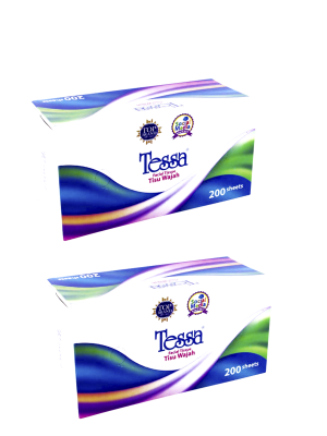 Tessa tissue paper - box x 200 sheet